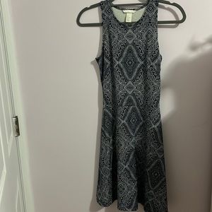 H&M blue and white dress